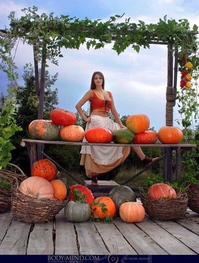 Marina Selling Pumpkins By Body In Mind - photo 01