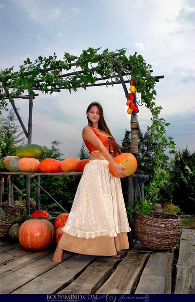 Marina Selling Pumpkins By Body In Mind - photo 03