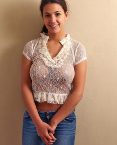 Jaycee West Sheer Lace Top By Cosmid