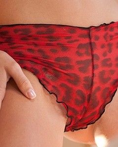 Aubrey Taylor red panties