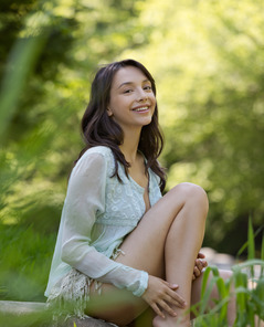 Olivia Linz Getting Naked Outdoors
