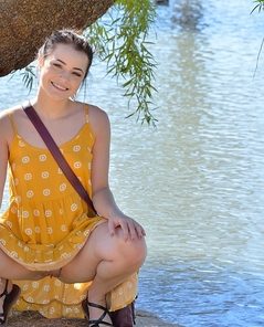 Kylie Playful In The Park By FTV Girls