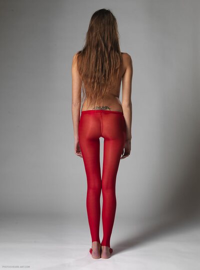 Silvie Deluxe Red Pantyhose - photo 06