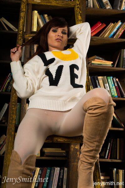 Jeny Smith Naughty Bookworm - photo 06
