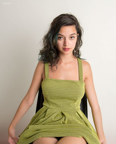Eden Arya Green Dress By Morey Studio