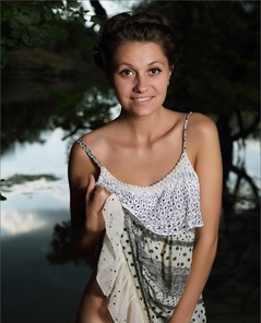 Evening Light And Forest Stillness With Carmella