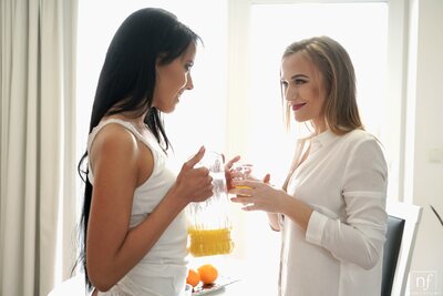 Aislin And Lexi Layo Start With A Kiss With Nubile Films - photo 01