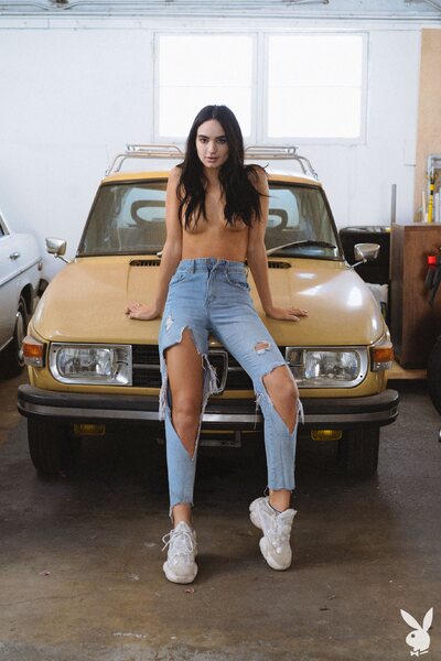 Playboy Model Sarah Mollica Auto Body - photo 12