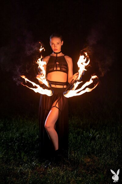 Elilith Noir Playing With Fire By Playboy - photo 00