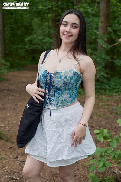 Forest Breeze Moment With Remido In A Soft Outdoor Teasing Mood - photo 01