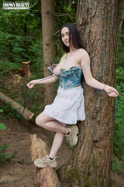 Forest Breeze Moment With Remido In A Soft Outdoor Teasing Mood - photo 07