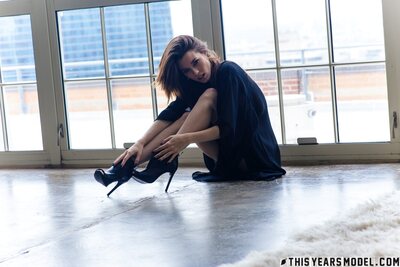 Caitlin McSwain Black Robe By This Years Model - photo 07