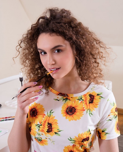 Konstance Wild Flower By Met Art