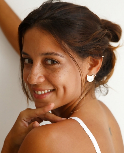Yanira Prado Beach And Bedroom Tease In Black Bodysuit