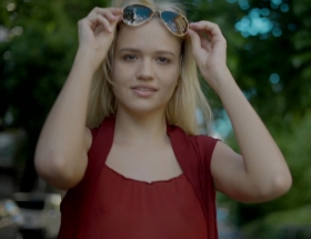 Video Novella Night Blond In Red By MetArt X