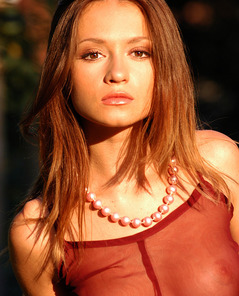 Allana Marliece in transparent top