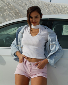 Alejandra Cobos White Sands I By Zishy