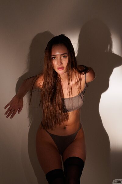 Ira Sedina Nude Sensual Brunette Lingerie Nude Photoshoot - photo 01