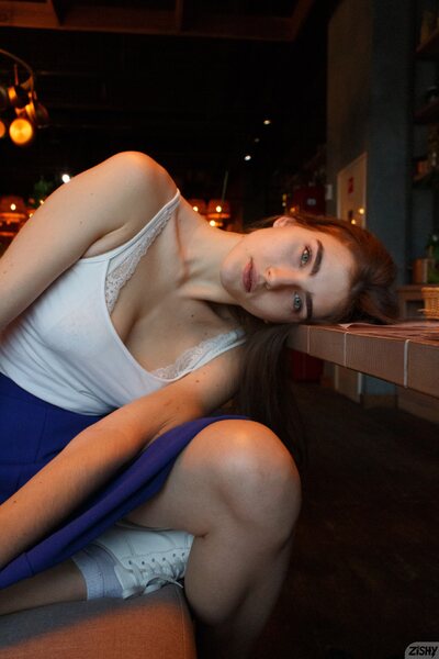 Intimate Cafe Evening With Soft Light And Lace By Jacie Verbena - photo 09