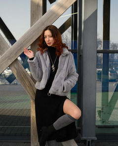 Moody Indoor Light And Casual Poses With Letty Steine